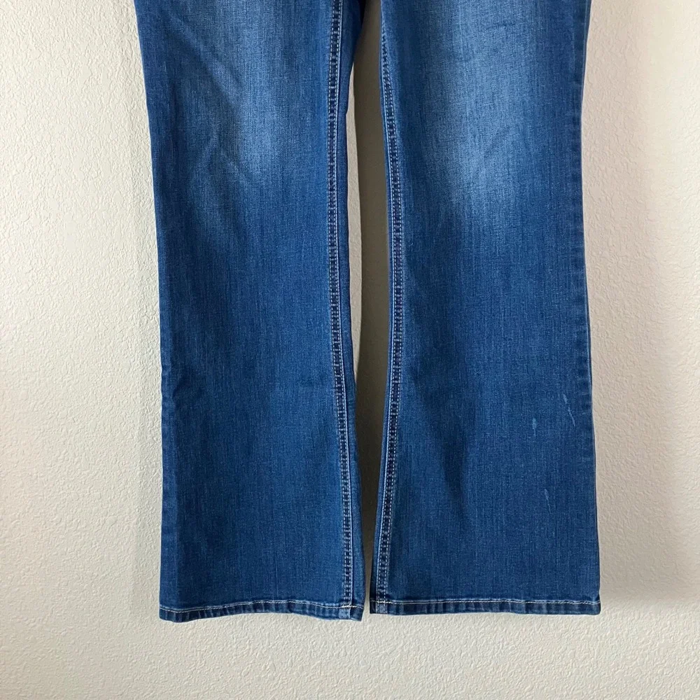 DEMOCRACY Itty Bitty Bootcut 14 Absolution Slimming Stretch Denim Blue Jeans
